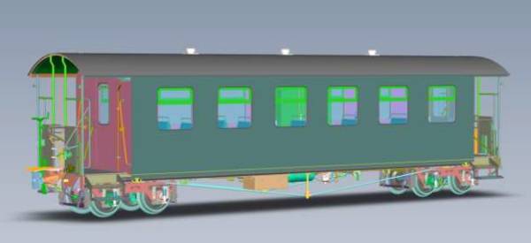 Kiss 700309 - Personenwagen C4i der HSB, Rekowagen